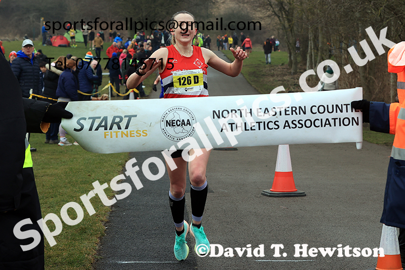 Senior Women and Over-35s Women 2025 NECAA Royal Signals Road Relays Champs.,  Hetton Lyons Country Park, Hetton le Hole, County Durham. Photo: David T. Hewitson/Sports for All Pics